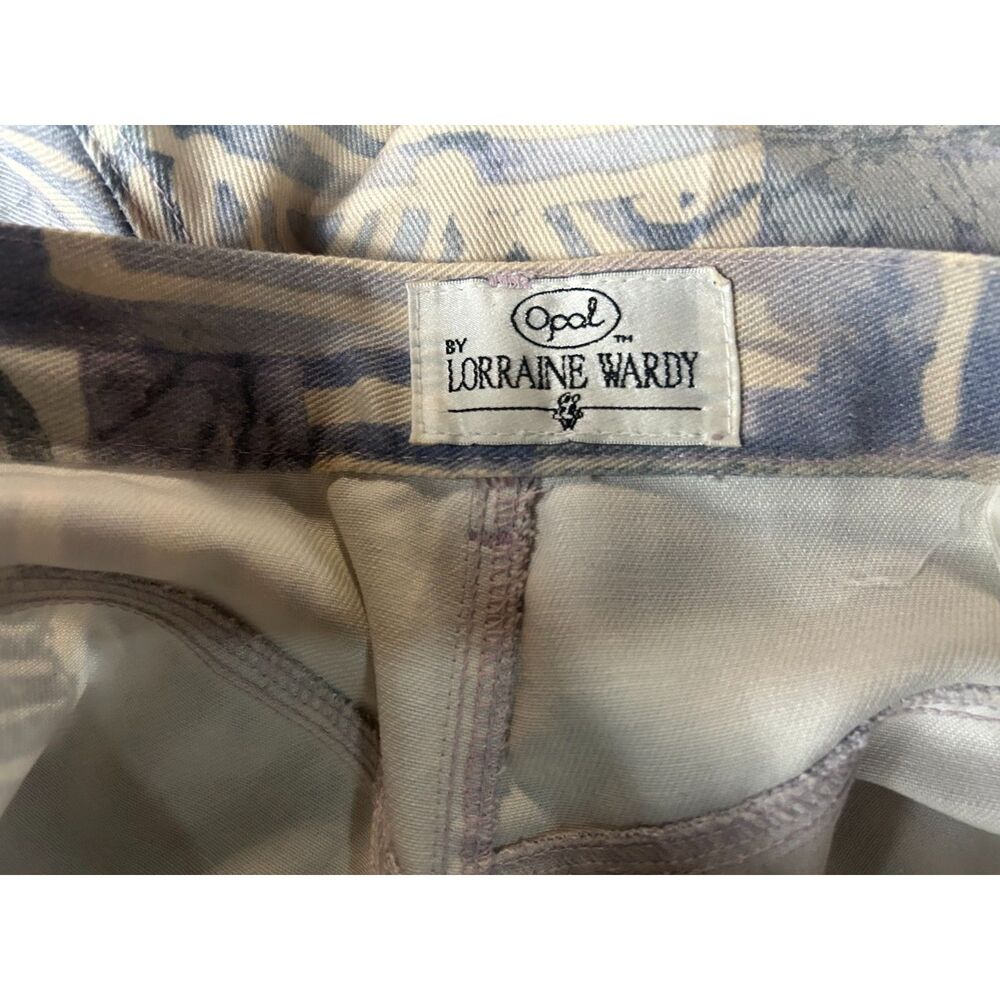 Lorraine Wardy Opal Floral Print High Waisted Shorts Women's Sz 10 Southwestern - Picture 3 of 6